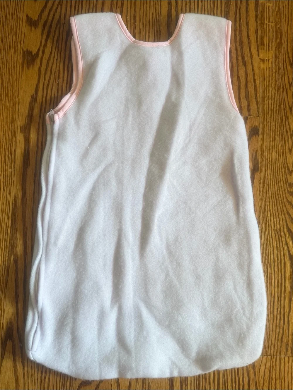 Vintage Carters Sleep Sack Pink Embroidered Hearts One Size up to 20 lbs